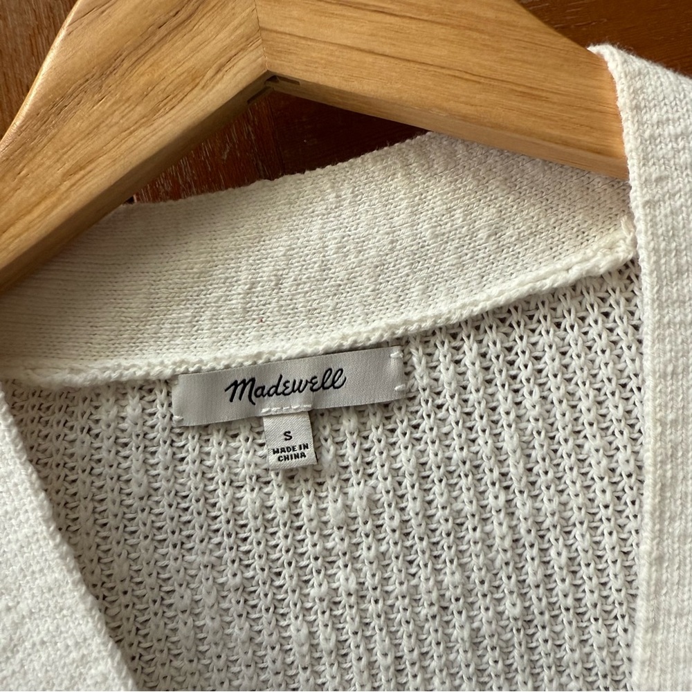 Madewell Cardigan Texture Sweater - Picture 8 of 9